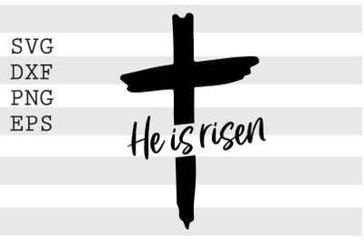 He is risen SVG