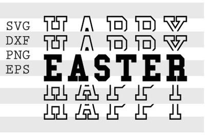 Happy easter SVG