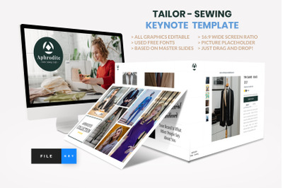 Tailor - Sewing Fashion Craft Keynote template