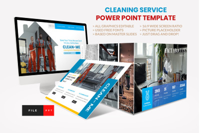 Cleaning Service Power Point Template
