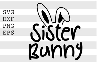 Sister bunny SVG