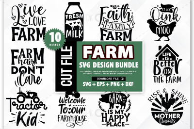 Farmhouse SVG Bundle, Chicken Svg, Farm Life Svg