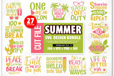 Summer Svg Bundle&2C; Beach svg&2C; Svg files for cricut