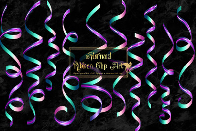 Mermaid Ribbons Clipart