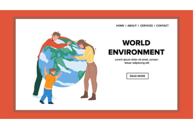 World Environment And Nature Conservation Vector