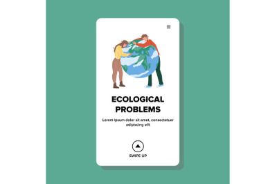 Ecological Problem And World Global Crisis Vector