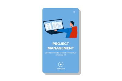 Project Management Business Occupation Vector