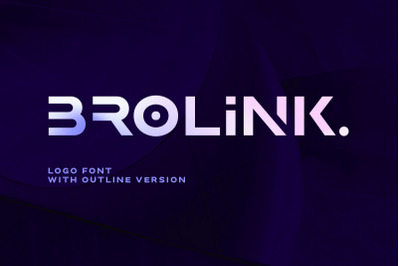 Brolink - Wide Logo Font