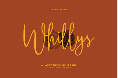 Whillys Script Font