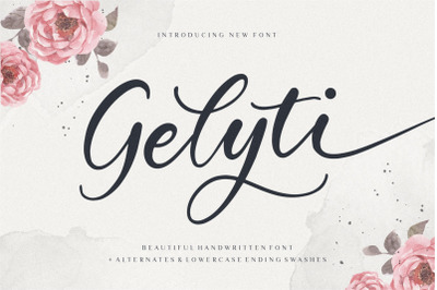 Gelyti is a Beautiful Handwritten Font