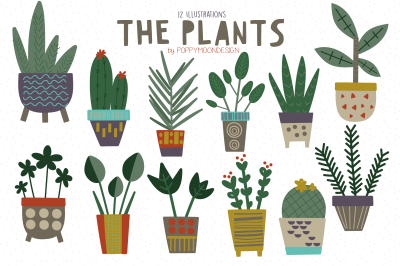 The Plants clipart set