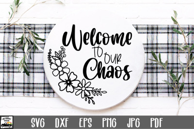 Welcome to our Chaos SVG File | Round Sign SVG File