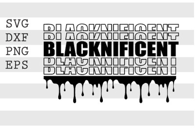 Blacknificent SVG