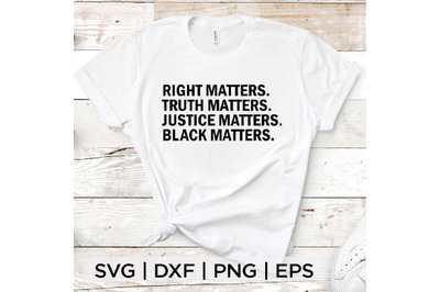 Black Matters SVG