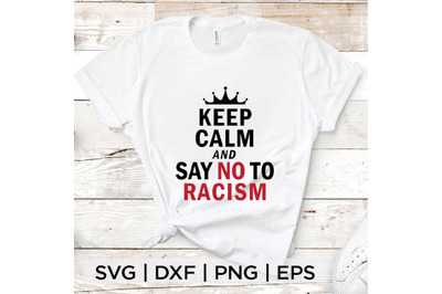 Say No to Racism SVG