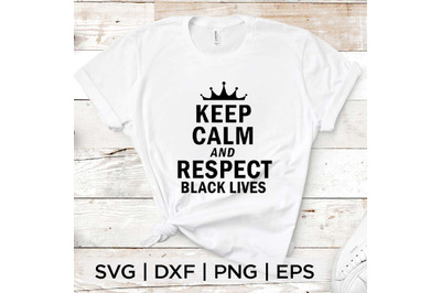 Respect Black Lives SVG