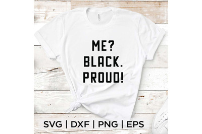 Me Black Proud SVG