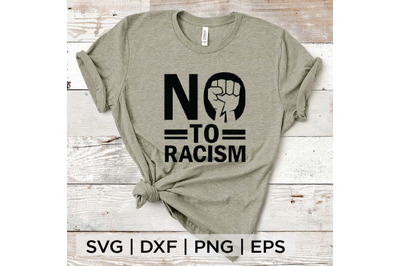 No to Racism SVG