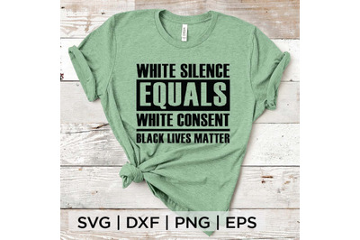 White Silence Equals SVG