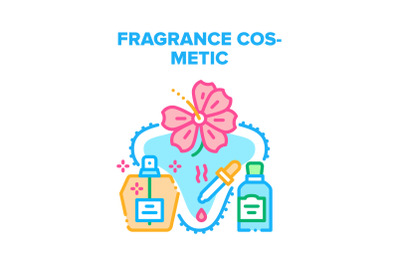 Fragrance Cosmetic Perfume Vector Concept Color