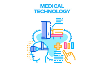 Medical Technology Hospital Vector Concept Color