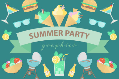 Summer Party Graphics