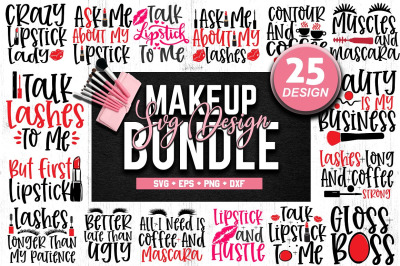 Makeup bundle svg, Make up bundle, Bundle svg, Funny svg, Make up svg