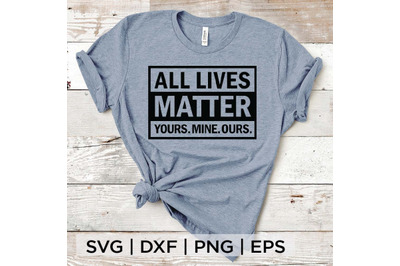 All Lives Matter SVG