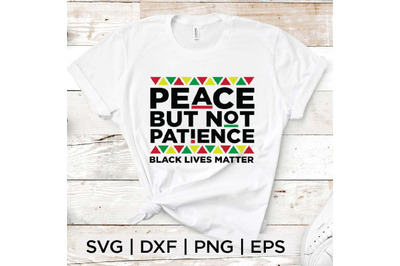 Peace not Patience SVG