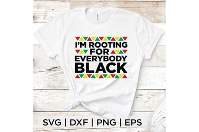 Rooting for Black SVG