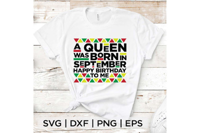 Queen Born in September SVG