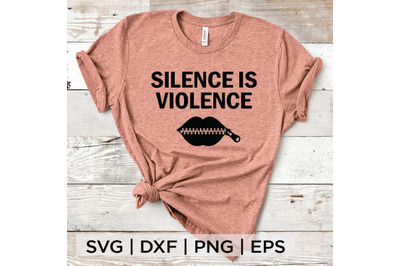 Silence is violence SVG