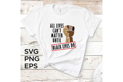 Black Lives Do SVG