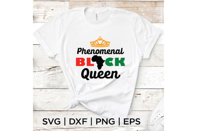 Phenomenal Black Queen SVG