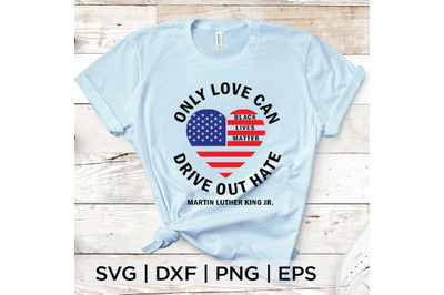 Love can drive out hate SVG