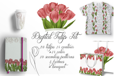 Digital Tulip Set