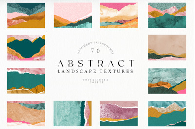 Abstract Landscape Watercolor Papers