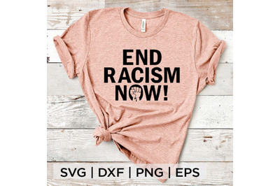 End Racism Now SVG