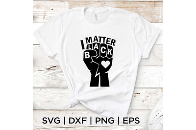 I Matter Black SVG