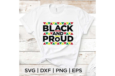 Black and Proud SVG