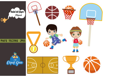 Basketball clipart, Sports svg, Sports clipart &amp; SVG