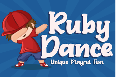 Ruby Dance -Playful Font