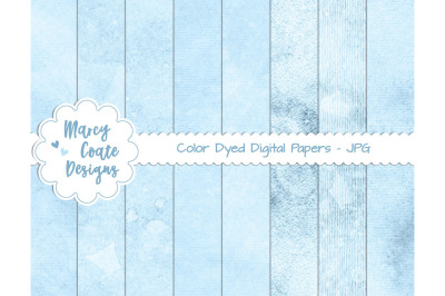 Blue Dyed Journal Papers US Letter Size