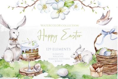 Watercolor Easter Collection