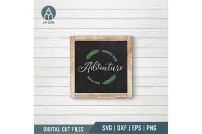And So Our Adventure Begins svg, Wedding svg cut file