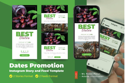 Dates Fruit Sale Ramadan Social Media Template