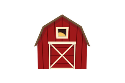 rural cow shed house Flat Icon