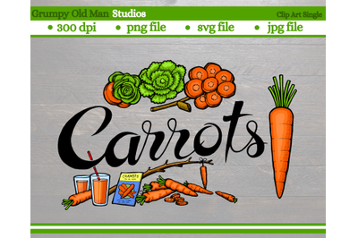 Carrots | Vegetables | Garden Labels