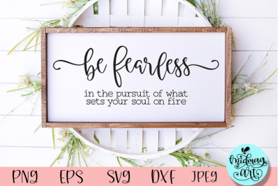 Be fearless wood sign svg, relegious sign svg