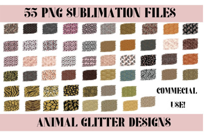 Gold Animal Print Sublimation Background Bundles,
